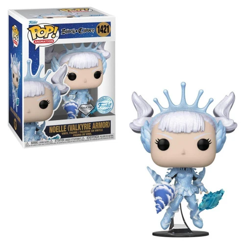 Funko Pop! Black Clover - Noelle Com Armadura De Valquíria (diamond) #1421 - Black Clover  #1421
