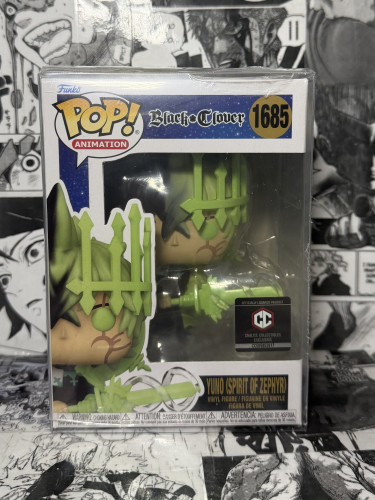 Funko Pop! Black Clover - Yuno (Spirit of Zephyr) Black Clover #1685 - Produto Original