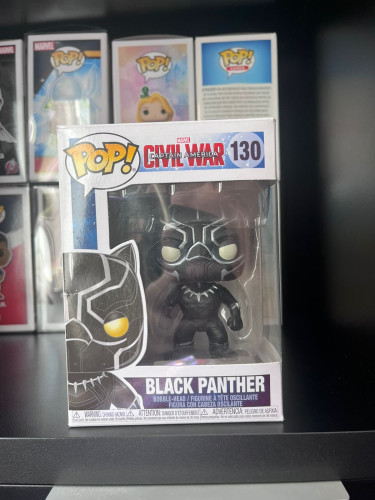 Funko Pop  Black Panther - Captain America Civil War Marvel #130 - Produto Original