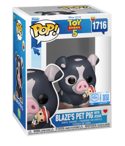 Funko Pop! Blaze’s Pet Pig with Jessie-Toy Story 5-1716