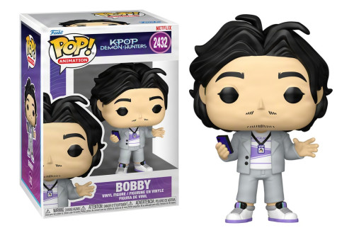 Funko Pop! Bobby K-Pop Demon Hunters #2432 - Produto Original