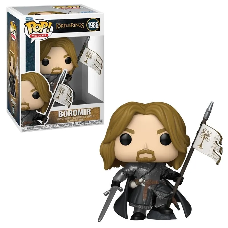 Funko Pop! Boromir - O Senhor dos Anéis O Senhor Dos Anéis #1986 - Produto Original