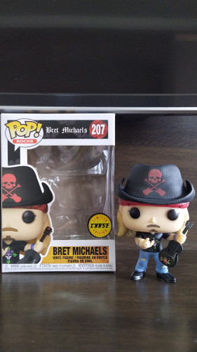 Funko Pop! Bret Michaels Versão Chase - Bret Michaels - #207