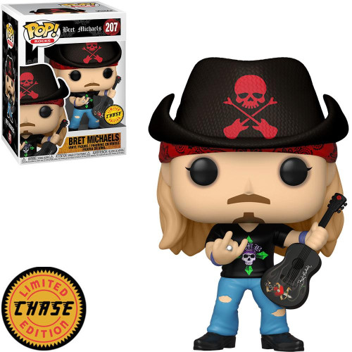Funko Pop! Bret Michaels versão Chase-Bret Michaels-207