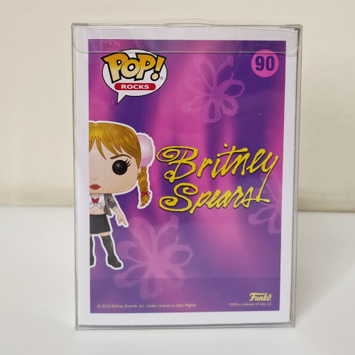 Funko Pop! Britney Spears Baby One More Time Exclusivo Target com Protetor - Rocks Britney Spears - #90