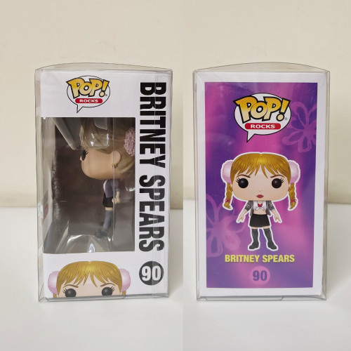 Funko Pop! Britney Spears Baby One More Time Exclusivo Target com Protetor - Rocks Britney Spears - #90