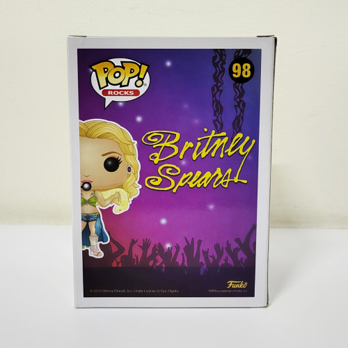 Funko Pop! Britney Spears I'm A Slave 4 U Edição Especial Metálica Barnes & Noble - Rocks - Britney Spears - #98