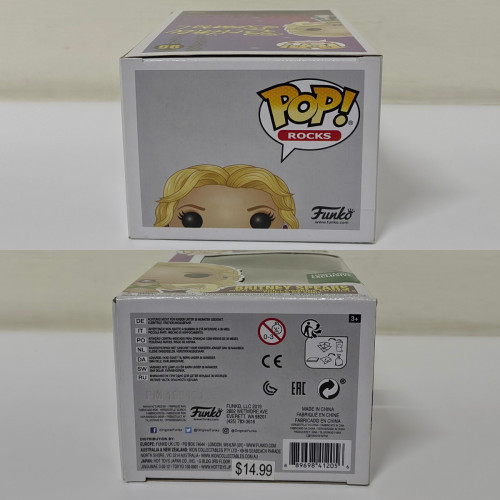 Funko Pop! Britney Spears I'm A Slave 4 U Edição Especial Metálica Barnes & Noble - Rocks - Britney Spears - #98