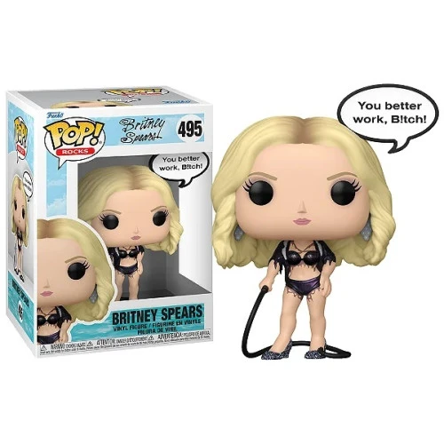 Funko Pop! Britney Spears You Better Work B!tch 495-Rocks - Britney Spears-495