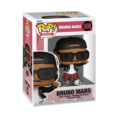 Funko Pop! Bruno Mars Bruno Mars APT. #508 - Produto Original
