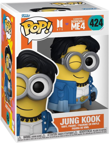 Funko Pop! Bts Despicable Me 4 - Minions - Jung Kook #424 - Minions 4 - #424
