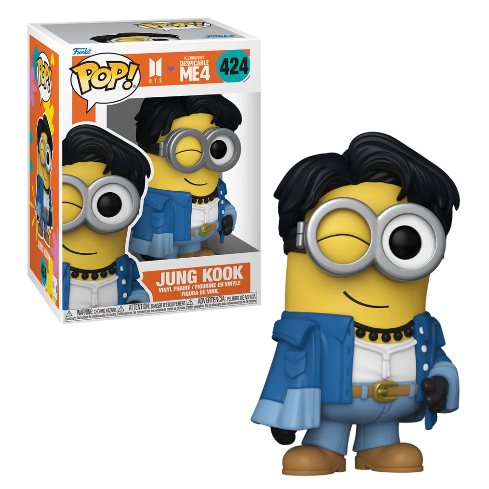 Funko Pop! Bts Despicable Me 4 - Minions - Jung Kook #424-Minions 4-424