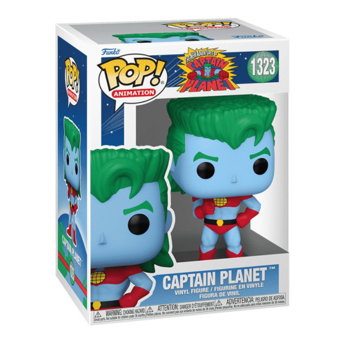 Funko Pop! Capitão Planeta - Capitão Planeta #1323 The New Adventures Of Captain Planet #1323 - Produto Original