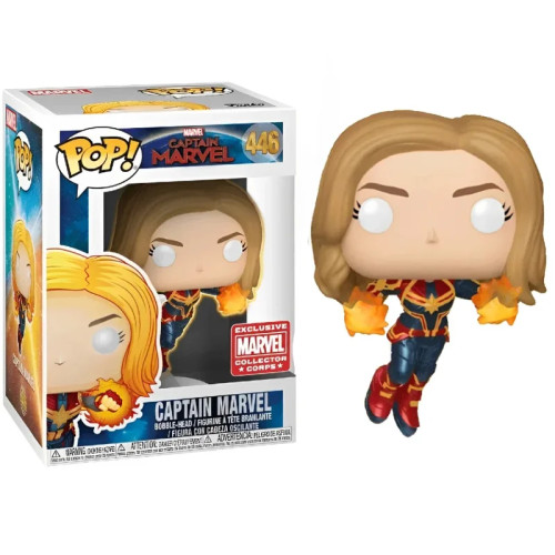 Funko Pop! Captain Marvel Capitã Marvel 446-Marvel-446