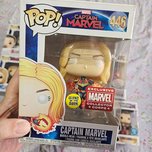Funko Pop! Captain Marvel Capitã Marvel 446 - Marvel - #446