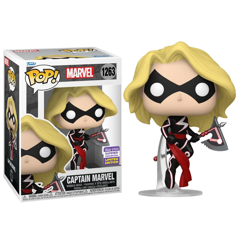Funko Pop! Captain Marvel SDCC #1263 Funko Pop Marvel #1263 - Produto Original