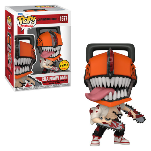 Funko Pop! Chainsaw Man *chase* Chainsaw Man #1677 - Produto Original