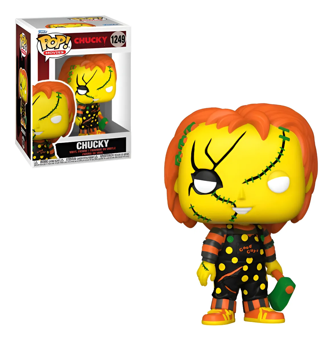 FUNKO POP MOVIES HALLOWEEN CHUCKY - CHUCKY WITH AXE 1249 Chucky #1249 - Produto Original
