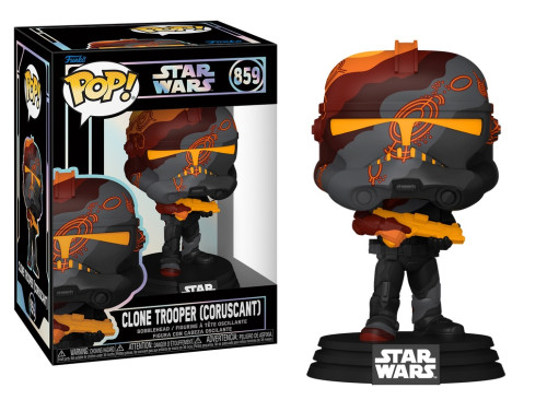 Funko Pop! Clone Trooper (coruscant) Stars Wars #859 - Produto Original