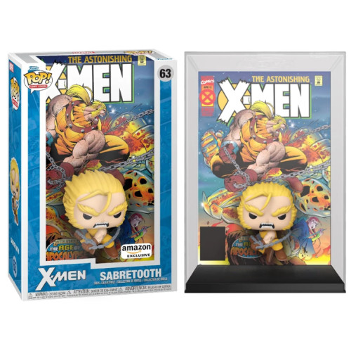 Funko Pop! Comic - Covers - Marvel X-Men Sabretooth - #63 X-Men #0 - Produto Original
