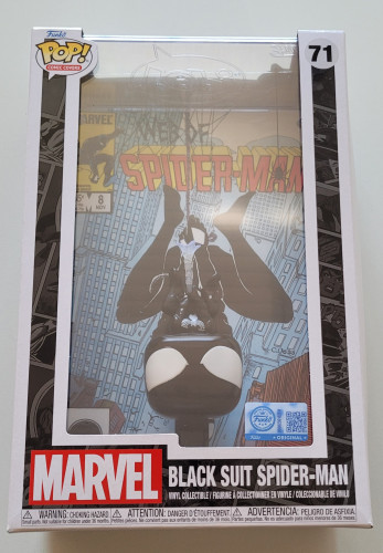 Funko Pop! Comic Cover Black Suit Spider-man-Comic-71