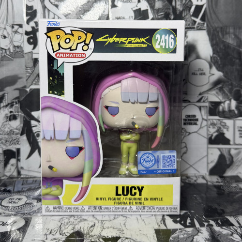 Funko Pop! Cyberpunk - Lucy Cyberpunk Edgerunners #2416 - Produto Original
