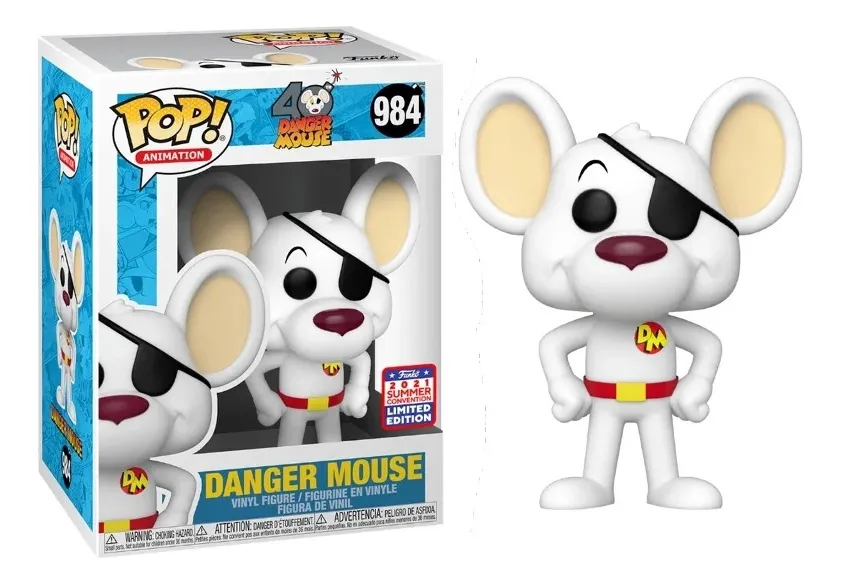 Funko Pop! Danger Mouse 2021 Summer Convention Exclusive-Danger Mouse-984