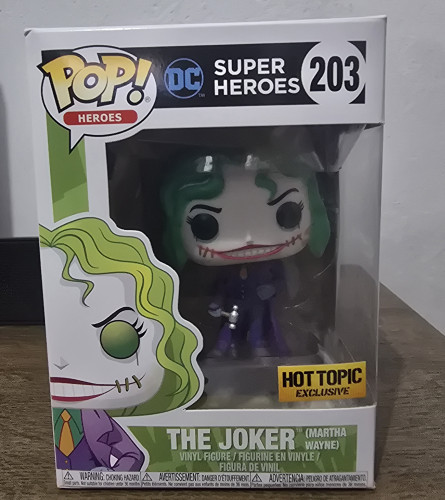 Funko Pop! Dc The Joker Martha Wayne The Joker #203 - Produto Original