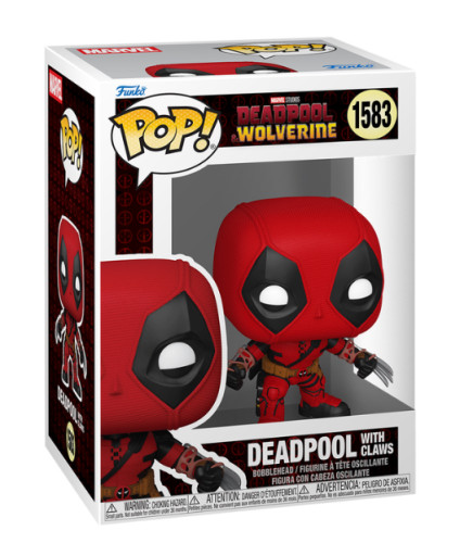 Funko Pop! Deadpool with claws Marvel #1583 - Produto Original