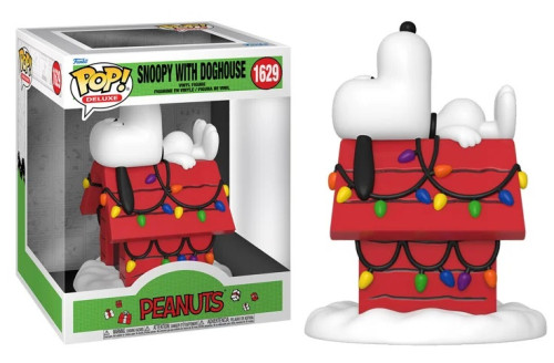 Funko Pop! Deluxe: A Charlie Brown Christmas - Snoopy With Doghouse-Peanuts-1629