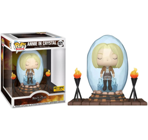 Funko Pop! Deluxe Animation-  Attack On Titan - Annie In Crystal - 1571 Hot Topic Exclusive-Attack On Titan-0