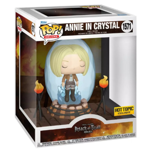 Funko Pop! Deluxe Animation-  Attack On Titan - Annie In Crystal - 1571 Hot Topic Exclusive - Attack On Titan - #0