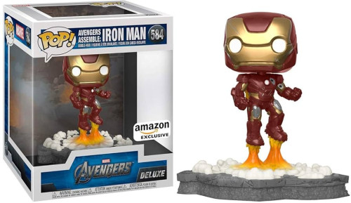 Funko Pop! Deluxe Avengers Iron Man 584 Exclusivo Original Colecionavel-Marvel Avengers-584