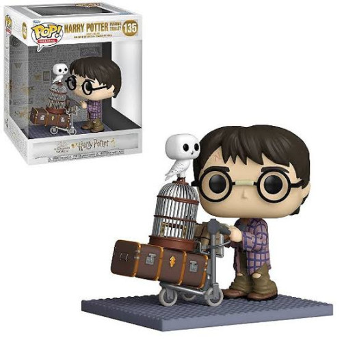 Funko Pop! Deluxe Harry Potter Pushing Trolley (20th Anniversary) Harry Potter #135 - Produto Original