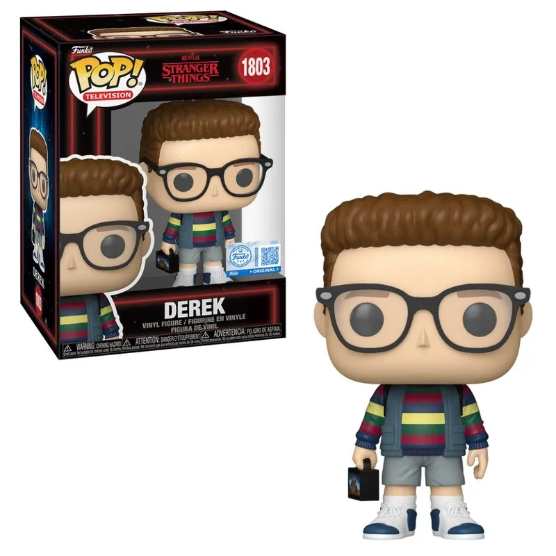 Funko Pop! Derek (exclusivo) - Stranger Things T5-Television Stranger Things-1803