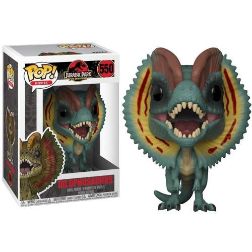 Funko Pop! Dilophosaurus Jurassic Park 25th Anniversary 550-Jurassic Park-550