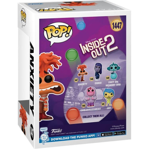 Funko Pop! Disney: Divertidamente 2 - Ansiedade - Divertidamente 2 - #1447