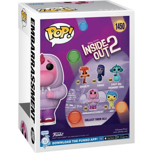 Funko Pop! Disney: Divertidamente 2 - Vergonha - Divertidamente 2 - #1450