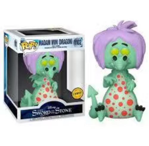 Funko Pop! Disney: Sword In The Stone A Espada era a Lei - Madame Mim Dragon Chase (15 cm)-A Espada Era Lei-1102