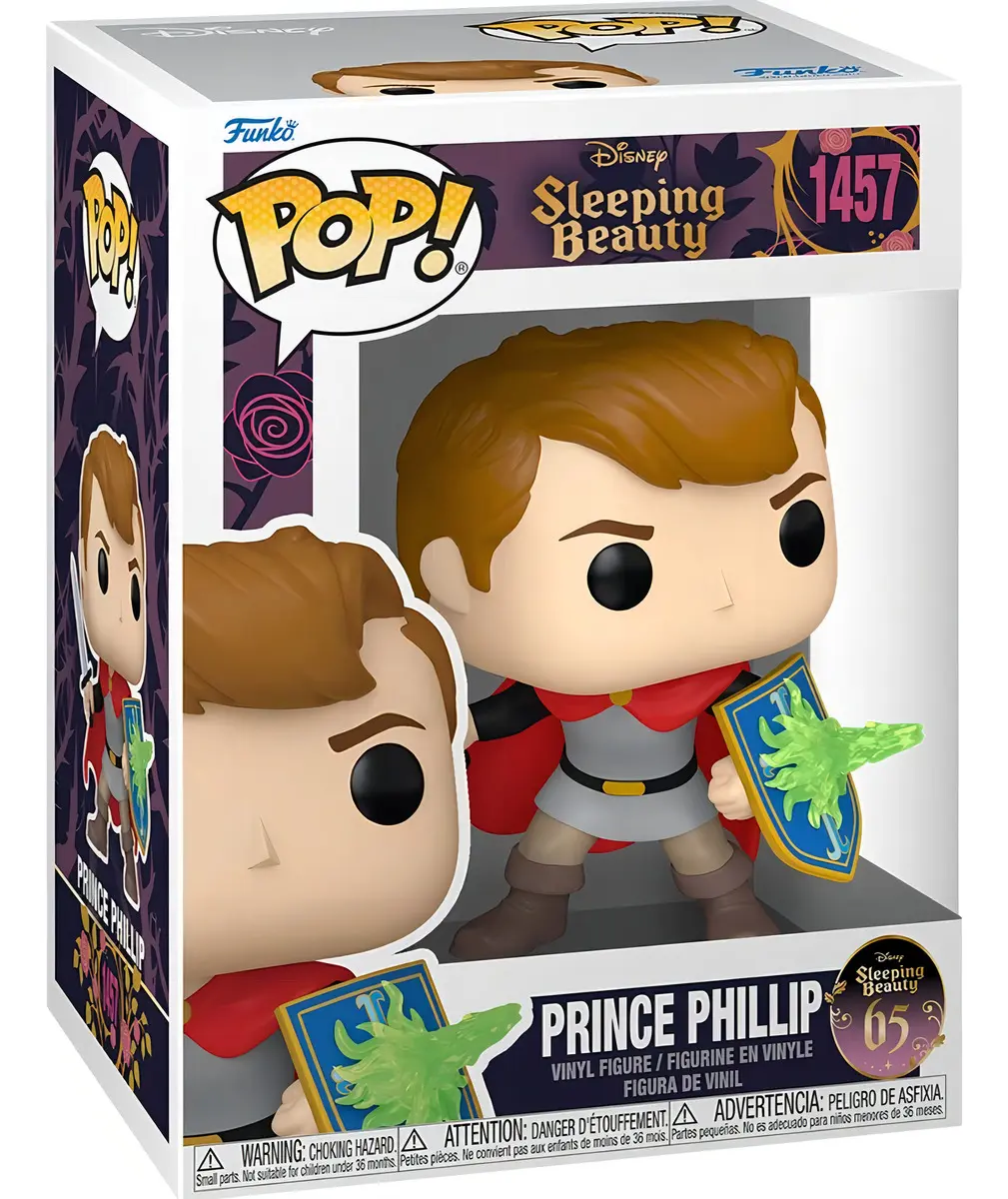 Funko Pop! Disney A Bela Adormecida Prince Phillip 1457 - Disney Sleeping Beauty 65th Anniversary  #1457