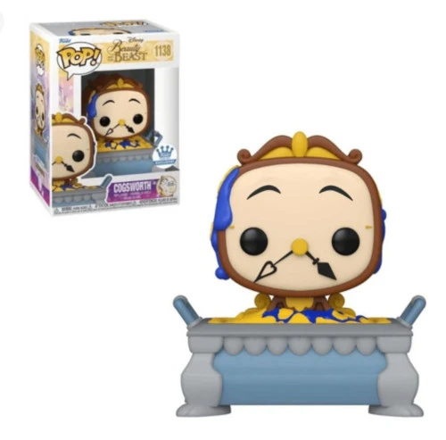 Funko Pop! Disney A Bela E A Fera: Cogsworth Exclusivo Funko #1138 - Disney A Bela E A Fera  #1138