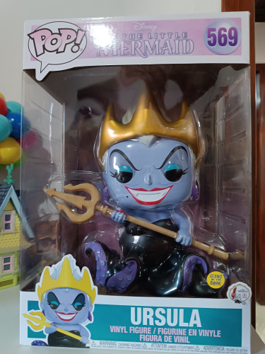 Funko Pop! Disney A Pequena Sereia Ursula Glow 569 10 Polegadas-Disney Little Mermaid-569