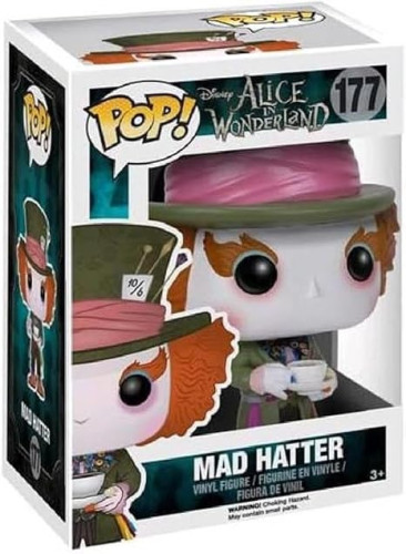 Funko Pop! Disney Alice No Pais Das Maravilhas Mad Hatter 177 Alice Through The Looking Glass #177 - Produto Original