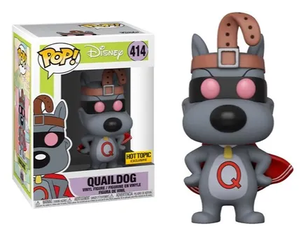 Funko Pop! Disney Doug Quaildog (cãodorna) Porkshop #414 Hottopic Exclusive Vaulted Disney Doug Costelinha #414 - Produto Original