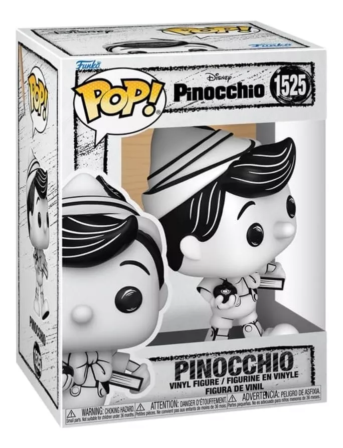 Funko Pop! Disney Esboços - Pinocchio - Pinóquio-Disney Esboços-1525