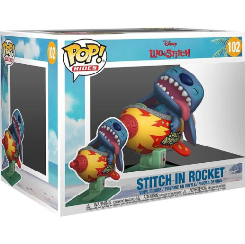 Stitch In Rocket ( Space Adventure) Disney Lilo E Stitch #102 - Produto Original