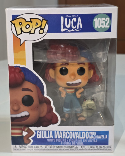 Funko Pop! Disney Luca Giulia Marcovaldo Com Machiavelli #1052-Luca-1052