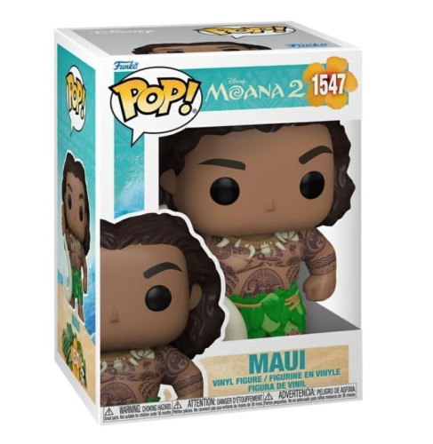 Funko Pop! Disney Moana 2 - Maui com Anzol 1547 Moana #1547 - Produto Original
