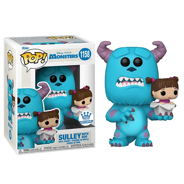 Funko Pop! Disney Monstros Sa - Sulley With Boo Exclusivo Monstros S.A #1158 - Produto Original