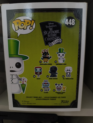 Funko Pop! Disney O Estranho Mundo De Jack Snowman Jack 448 - Disney O Estranho Mundo De Jack - #448